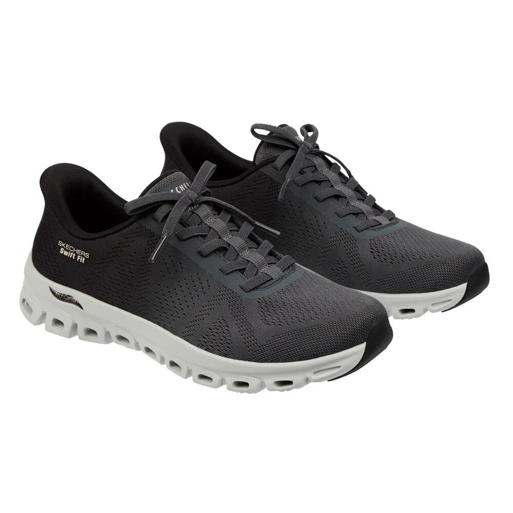 SKECHERS Hands Free Swift Fit Women's Black Mesh Lightweight Walking Sneakers 10